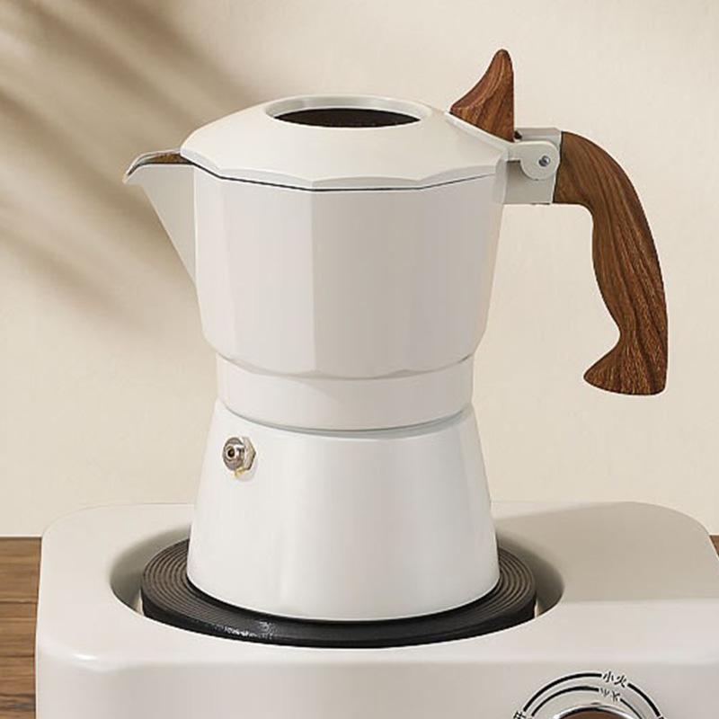 Single-valve Moka Pot Italian Small Coffee Maker for Hand Brewing At Home 1/2/3/6/9 Cups Moka Pot Coffee Brewing Utensil Set