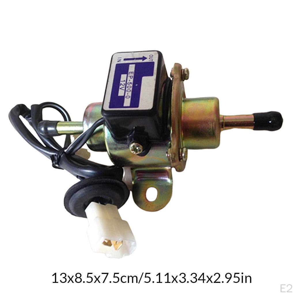 Universal Gas Inline Low Pressure Electric Fuel Pump 12V 4-7PSI 70L/H