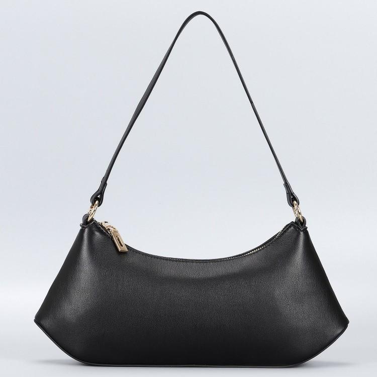 New Simple Bag Single Shoulder Underarm Bag Versatile Handbag Soft Leather Baguette Bag Handbag