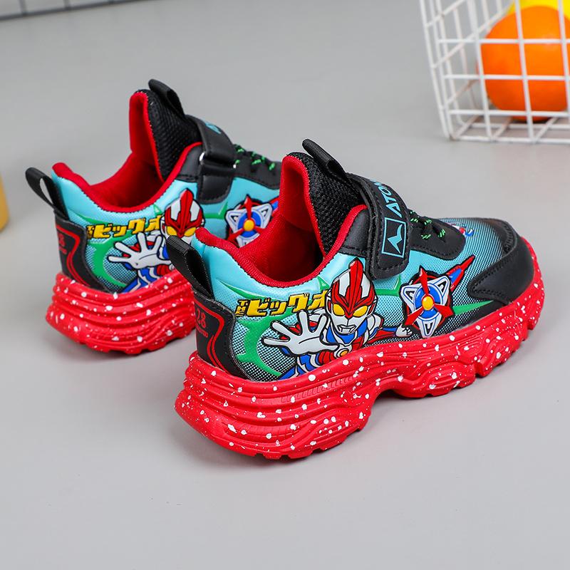 Fashion Kids Sports Walking Casual Shoes Boys Girls Kid's 4 Seasons Sneakers Cartoon Footwear for Child