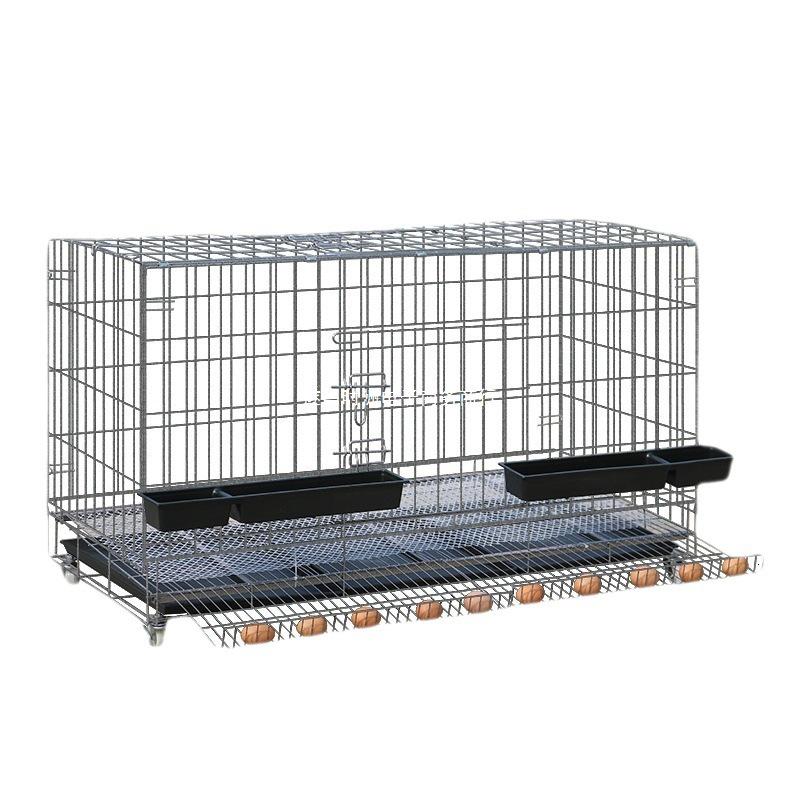Extra Large Foldable Chicken Coop with Thickened Wire for Egg-Laying