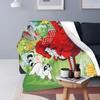 Candy Candy Anime Knitted Blankets Fleece Kawaii Japanese Anime Super Soft Throw Blankets for Bedroom Sofa Bed Rug