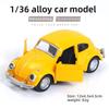 Alloy Car Model Classic Car Door Pull Back Children'S Toy Car Cake Decoration Car Ornament