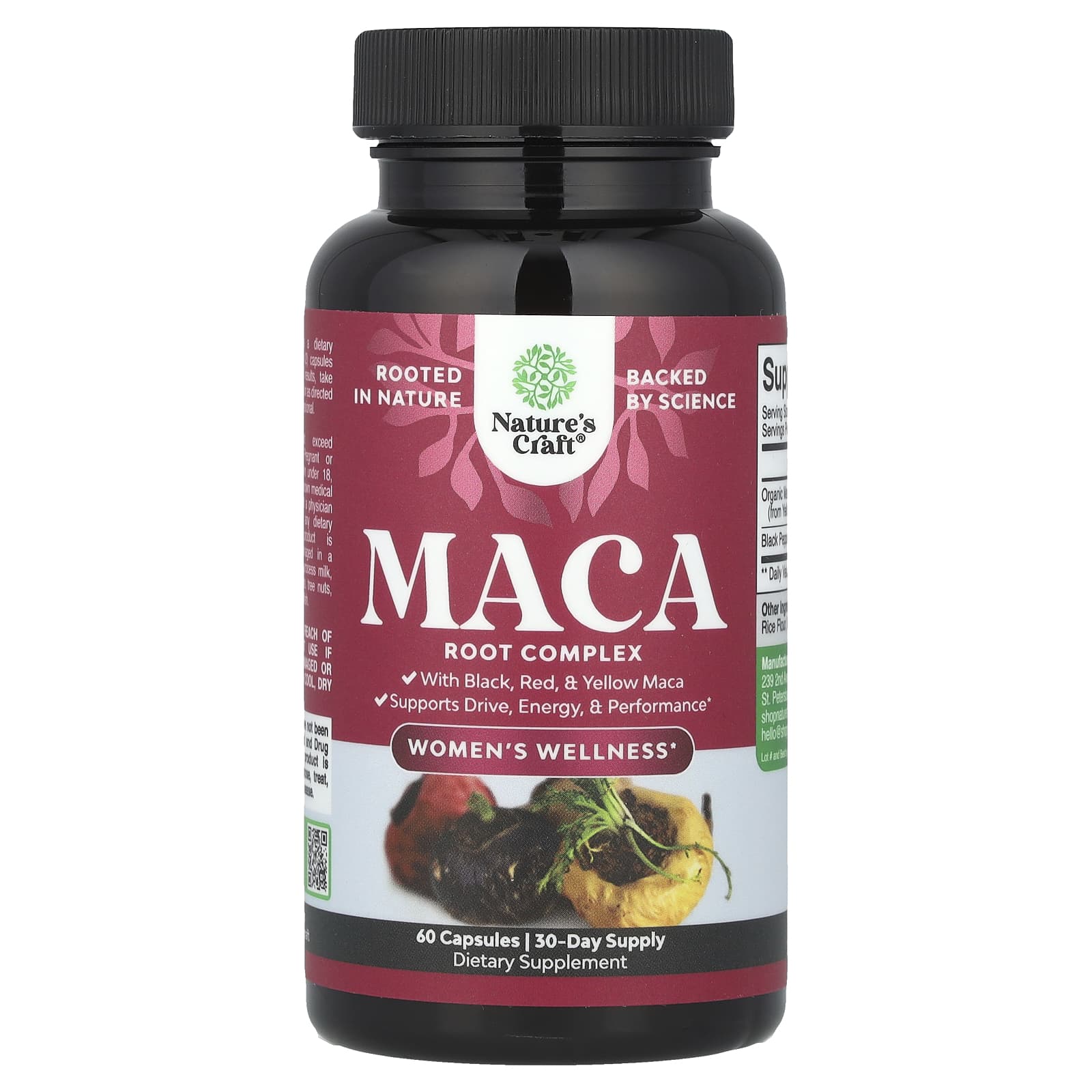 

Nature s Craft, Women s Wellness, Maca Root Complex, 60 Capsules