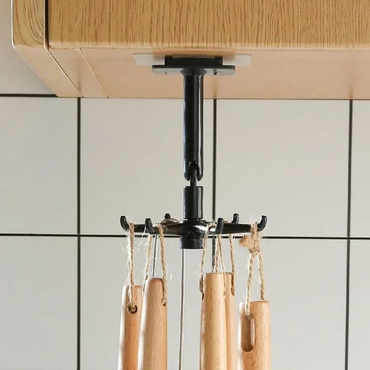 Hanging Home Accessories Organization. Kitchen Home and Decoration Hooks Hook Utensil Bathroom Rotating Storage 1/2/3PCS Garden