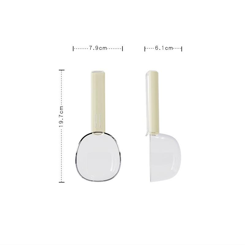 Ложка Ложка для риса Многофункциональная Кухонная Бытовая Ложка для еды Зерновых Зажим для герметизации закусок Мерная ложка