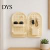 Wall Mounted Pegboard Organizer Perforated Board Storage Rack, Foldable Plastic Organizer, No Peg for Office Drilling Shelf Home Desk And Rack