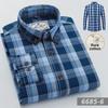 Men's Slim Fit Non-Iron Plaid Cotton Shirt - Long Sleeve, Spring Casual Style