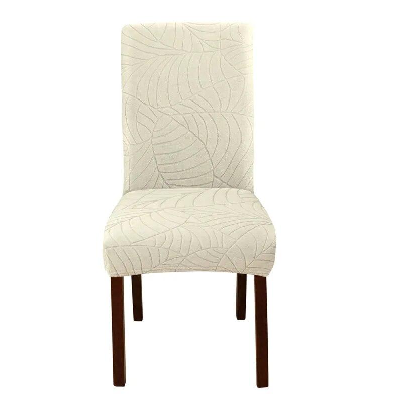 1PC Jacquard Dining Chair Covers Stretch Kitchen Chair Slipcover Office Banquet Hotel Housse De Chaise Elastic Chair Seat Covers