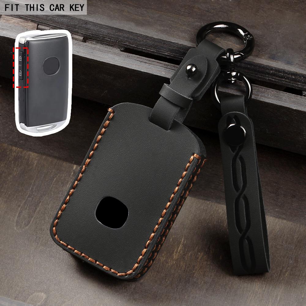 Leather Key Case Shell Fob for Mazda 3 Alexa CX4 CX5 CX-5 CX8 CX-30 CX30 2019 2020 Protector Accessories