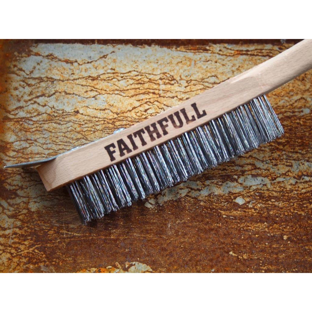 Faithfull Kraftig skrapebørste - 4 rader