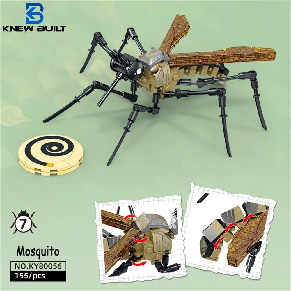 Mosquito Insects Building Blocks Toys Set - Long-Lasting Play & Party Gift for Kids Great Collectible Orchid Mantis Redviidae