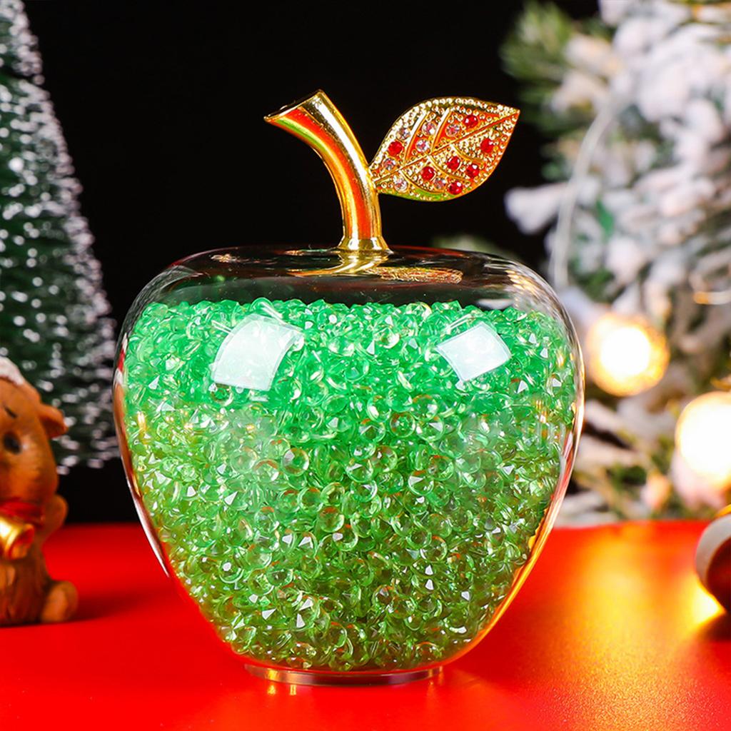 6CM Crystal Apple Christmas Eve Creative Gift Romantic Ornament for Girlfriend Boyfriend Best Friend