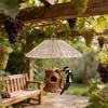Plastic Bird Feeder Baffle Large Bird Feeder Protective Dome Hanging Bird Feeder Cover  Backyard