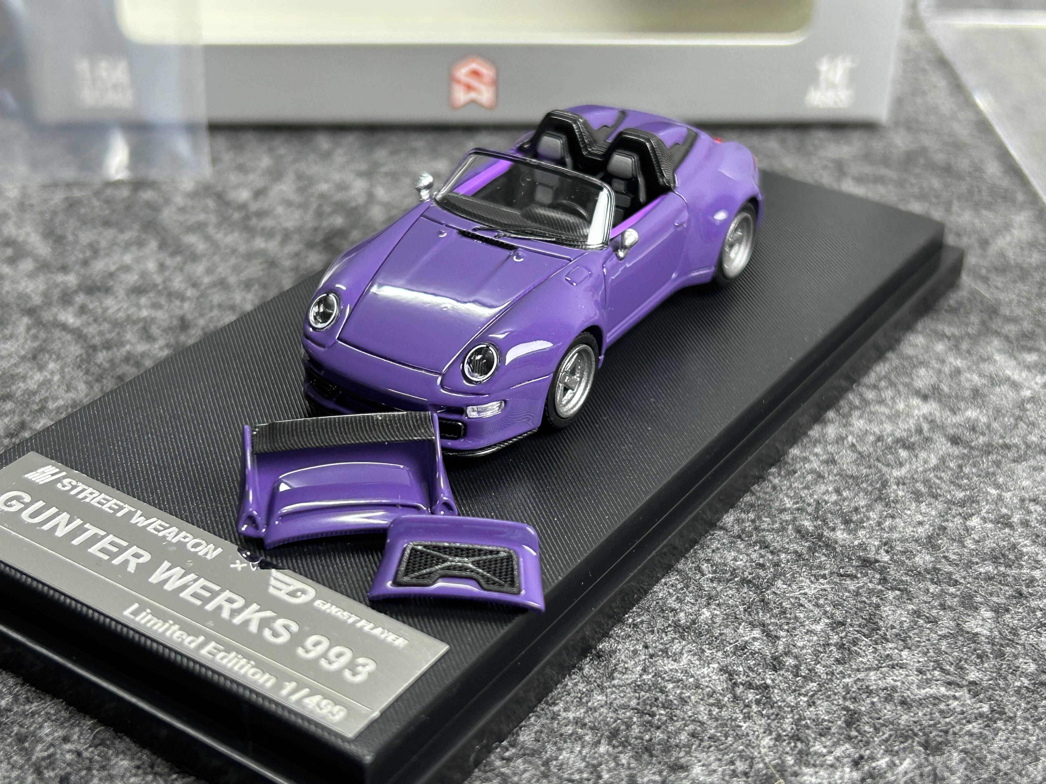 SW 1:64 Porsche Gunther Werks 993 Remastered Convertible, Alloy Model