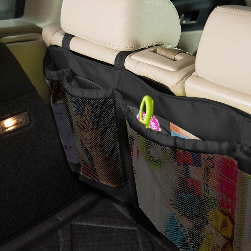 

Car Seat Tidy Organiser Auto Travel Storage Multi-Pocket Bag Holder Pouch чорний