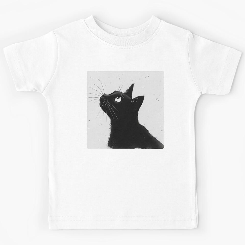 Black kitty cat Kids T-Shirt 120