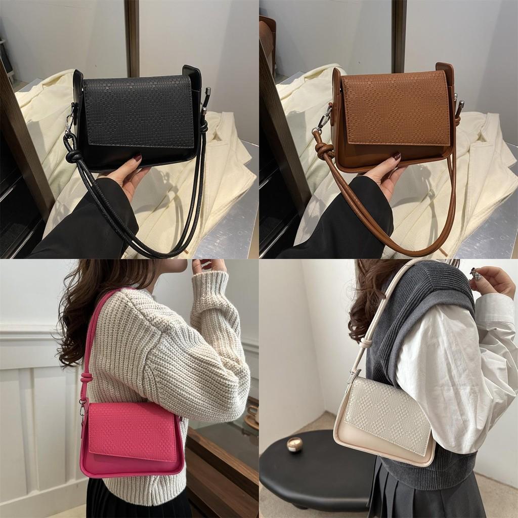 Stilvolle minimalistische Umhängetasche Vielseitiges PU-Material für den täglichen Freizeitgebrauch