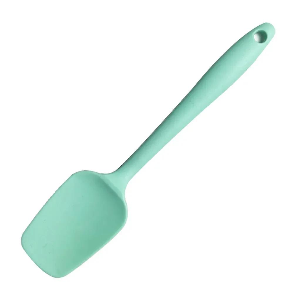 High Temp Resistant Silicone Spatula Cream Scoop Non-stick Kitchen Tool for Baking & Daily Cooking