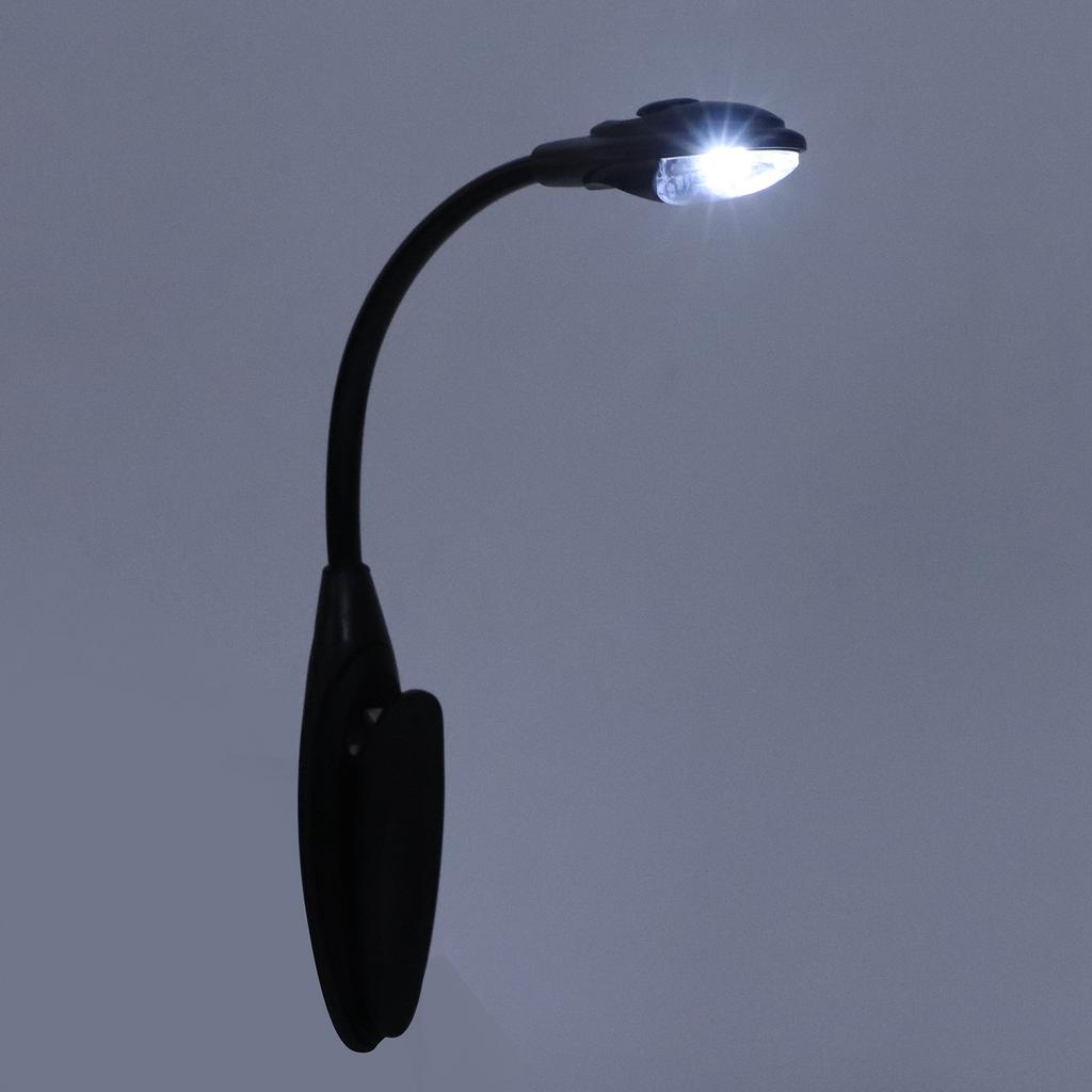 Mini LED Book Light Portable Flexible Reading Lamp Matching Clamp Soft No Dazzling Small Size Bedroom Travel Light Fixture