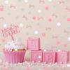 MARFOREVER Winter Baby Shower Table Confetti, 200 Pcs Glitter Pink Silver Snowflake Baby Confetti Table Decorations Winter Gender Reveal Sprinkle for