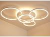 Nordic Modern LED Ceiling Lamp - Creative Round Design for Living Room, Study, Bedroom