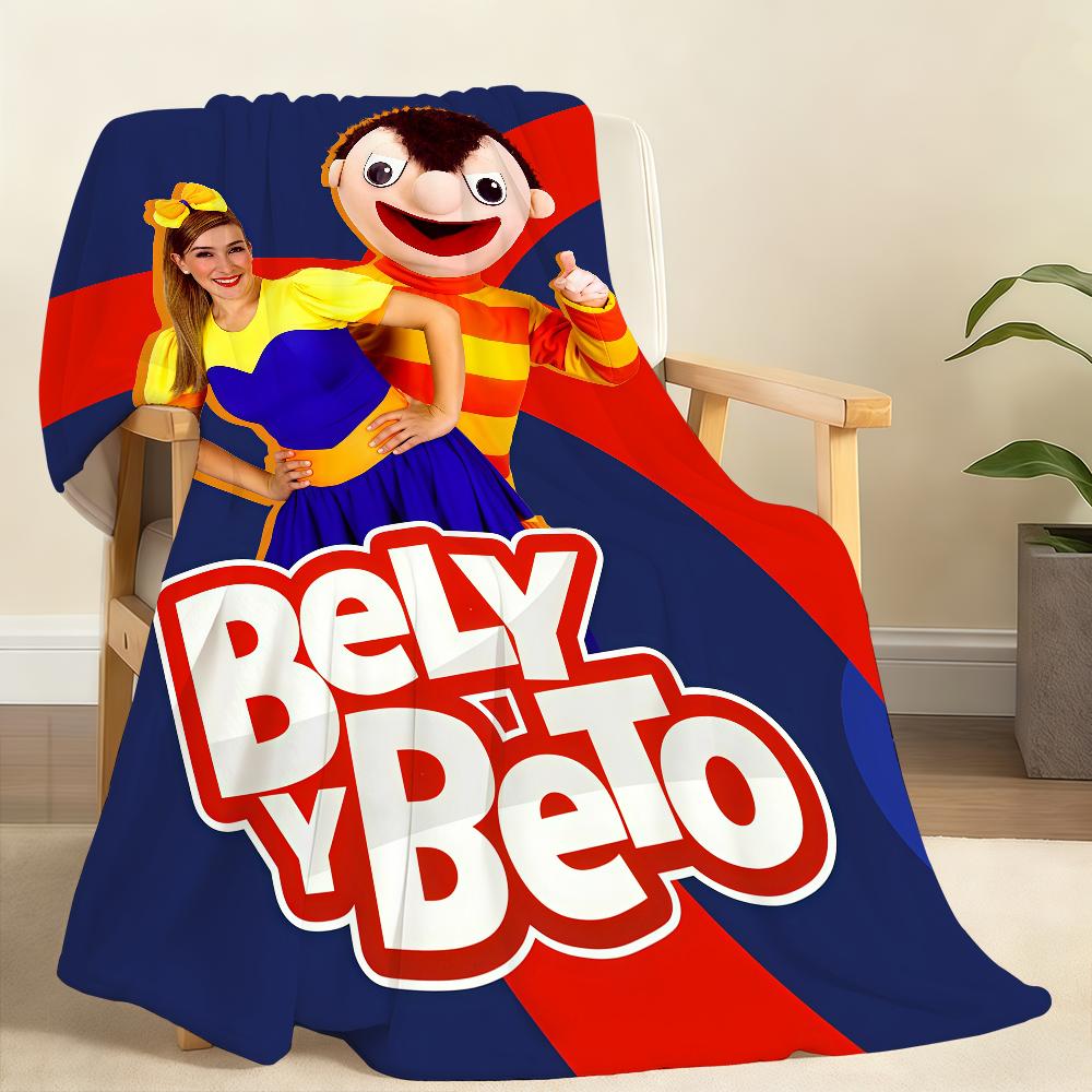 

Мультяшная Милая B Bely y B Beto O Плед Мягкий Плед для Дома Спальни Кровати Дивана Пикника Путешествия Офиса Покрывало Плед Подарок 75x90cm