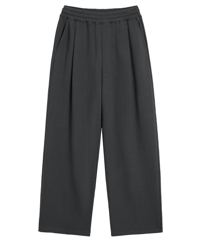 BRENSON (Renew Ver.) Single-Pleat Wide Sweatpants ( 8 Colors ) ( Fleece Line Option ) (Type B)