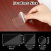 Double Sided Adhesive Pads for Mounting, 60 Pcs Double Sided Mounting Tapes Pre-Cut Sticky Tack Strong Removable Sticky Pads for Papers Door Metals