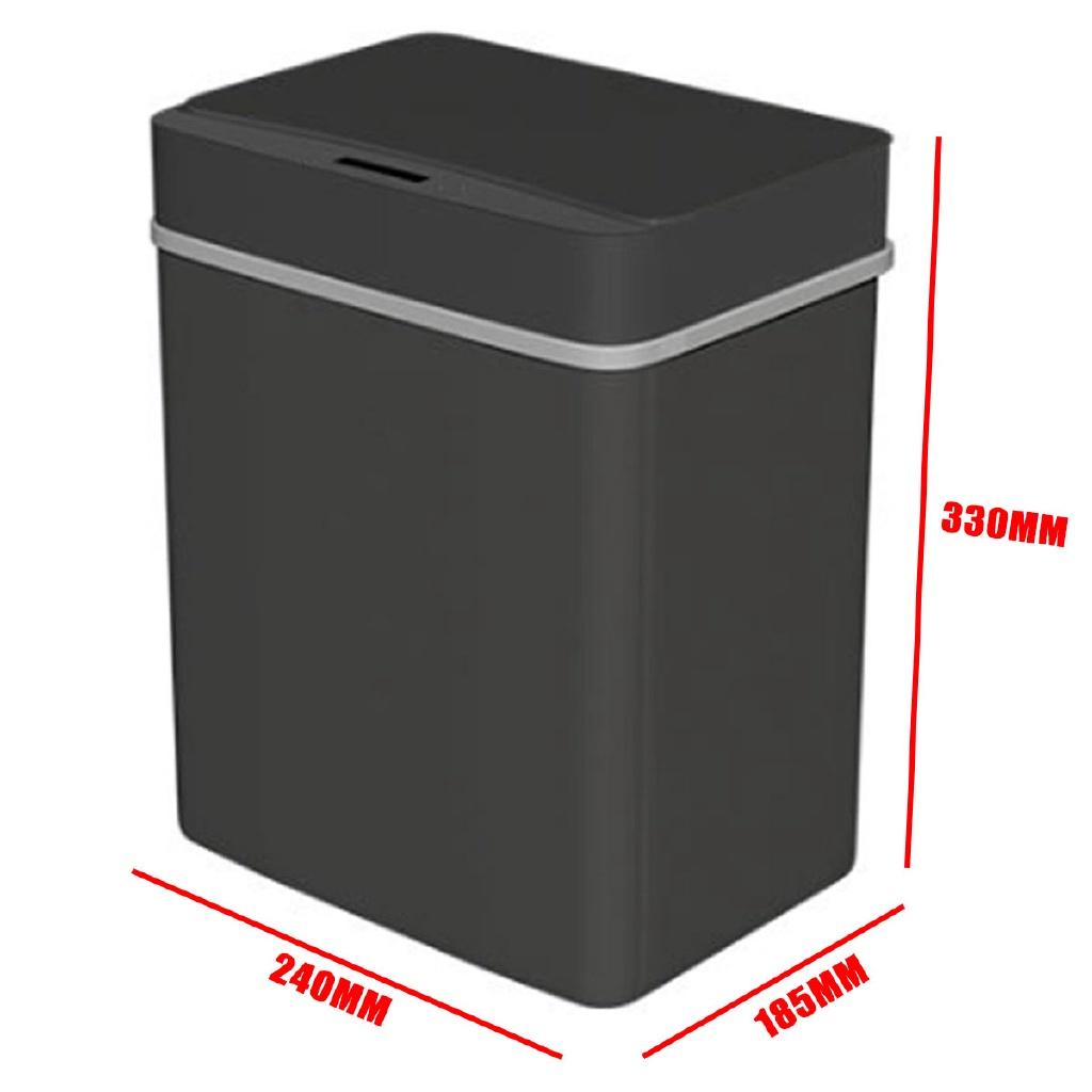 15L Induction Automatic Touchless Smart Infrared Motion Sensor Rubbish Waste Bin Kitchen Trash Can Garbage Bins for Home