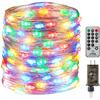 Minetom Fairy Lights with Remote, 66 Feet 200 Led Firefly String Lights Plug in for Bedroom Home Wall Ceiling Christmas Tree Wreath Craft Wedding