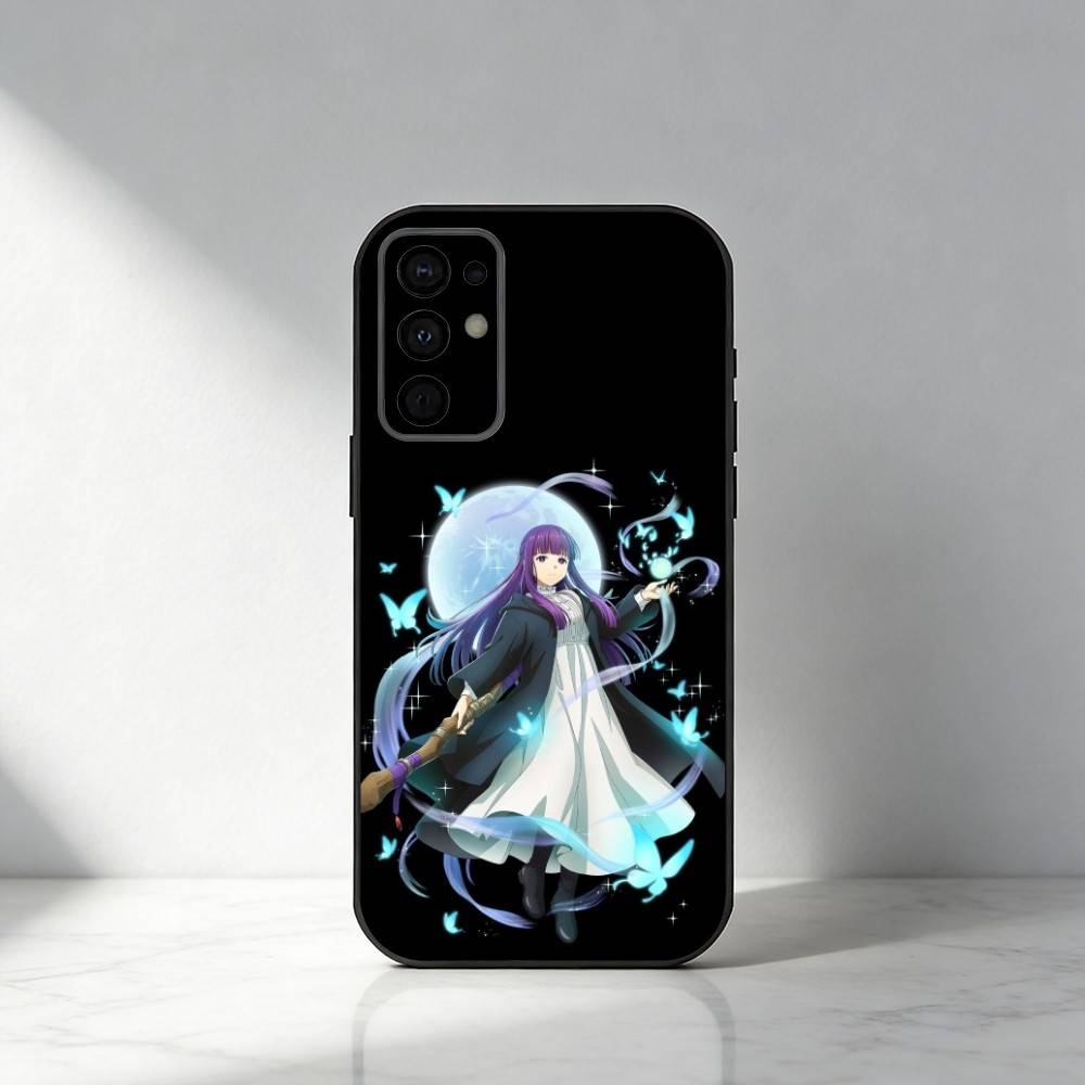 Чехол для телефона Ferm S-Sousou No F-Frieren для Samsung S25, S24, S21, S22, S23, S30, Ultra, S20, Plus, Fe, Note, 5G Черный Samsung S20fe