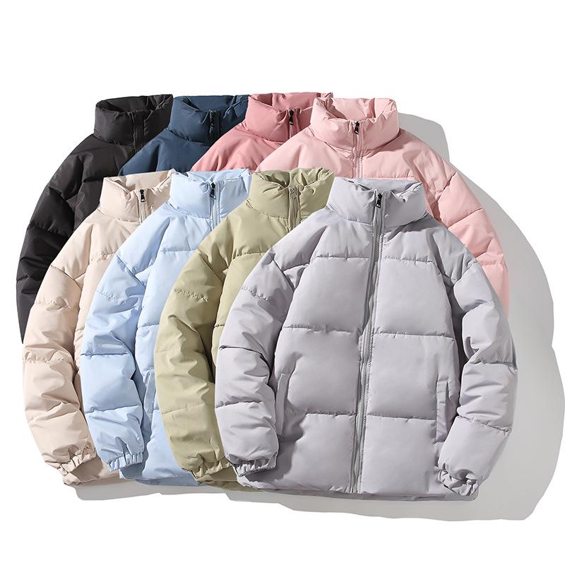 

2024 Unisex Cross-Border Exclusive Stand-Up Collar Short Winter Cotton Jacket XXXXL