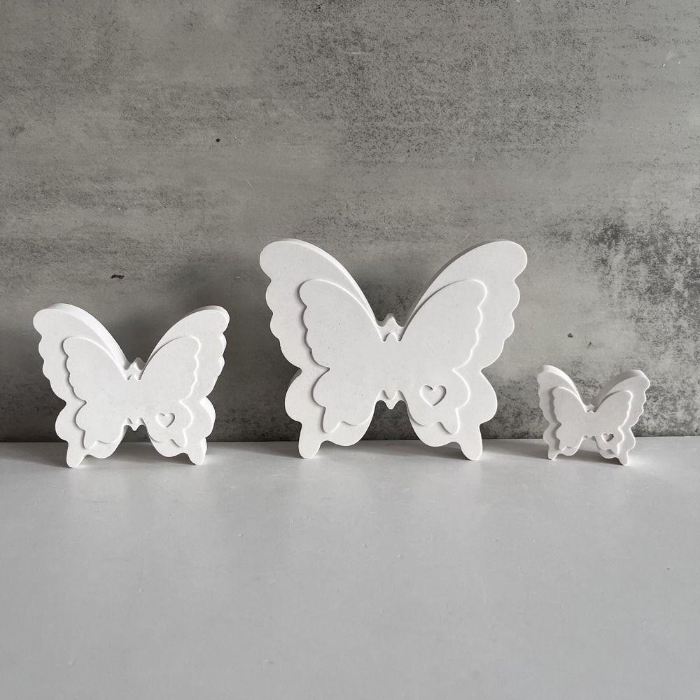 

Reusable Butterfly Silicone Mold Handmade Soap Mould Aromatherapy Candle Candle Mold Candle Making білий