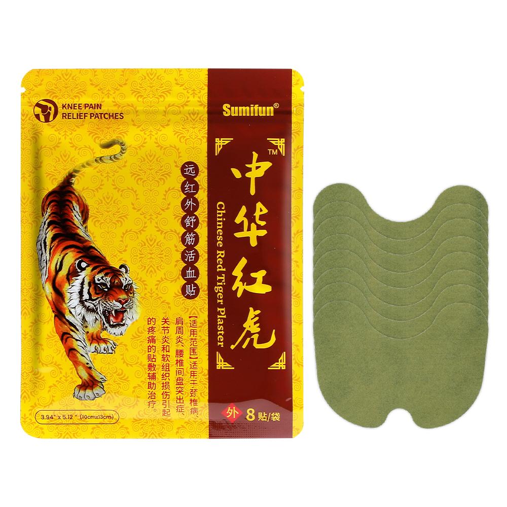 Hot Selling Products 2023 Sumifun High Quality 8 Patches Knee Patch K80018 Herbal белый