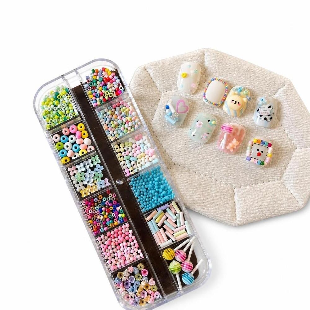 12/36 Grids Nail Art Sequins Kit 3D Nail Charms Decorations Nail Art Glitter Set  Nail Decoration