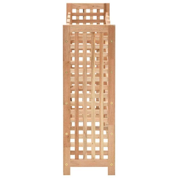 VidaXL Casier à bouteilles pour 25 bouteilles Bois de noyer 63x25x73cm 247101