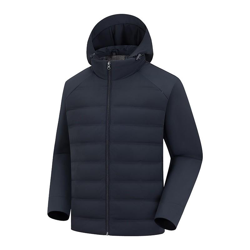 2026 Winter Down Hoodie Men Women Couple Windproof Waterproof Casual Outdoor