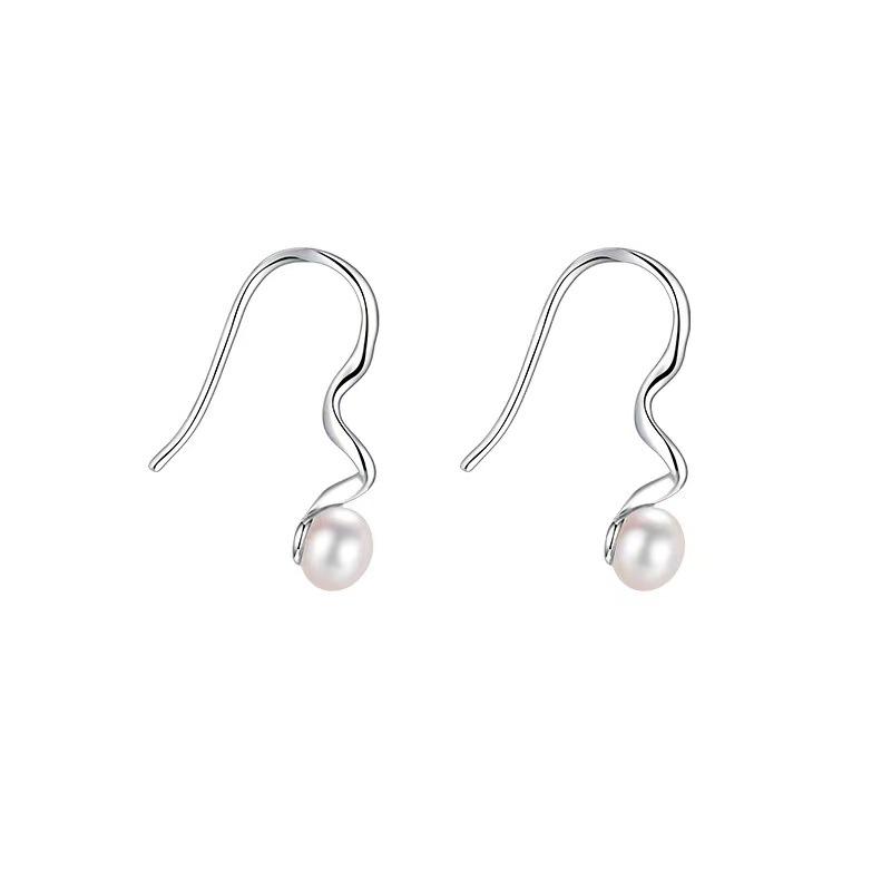 2023 High-End Light Luxury Pearl Stud Earrings in 925 Sterling Silver