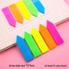 Transparent Fluorescent Sticky Note Labels - Highlight and Index Stickers for Student Classification