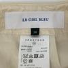 LE CIEL BLEU 24AW Ivory Wrinkle Wash Satin Skirt Skirt 38 IvoryUsed