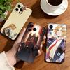 Fullmetal Alchemist Edward Elric Phone Case For iPhone17,16,15,14,13,12,11 Plus,Pro Soft Silicone Black Cover