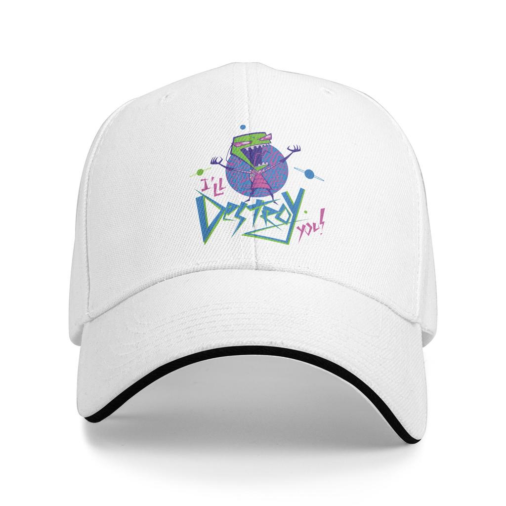 Dog Gir Invader Zim Baseball Caps Fashion Cartoon Sandwich Caps Unisex Women Adjustable Dad Hat Running Golf