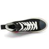 Kappa Heart Shoes Embroidered Print Trendy Comfortable Non-Slip Wear-Resistant Lightweight High-Top Canvas Shoes Unisex Sneaker Black KPCDFVS90C-990