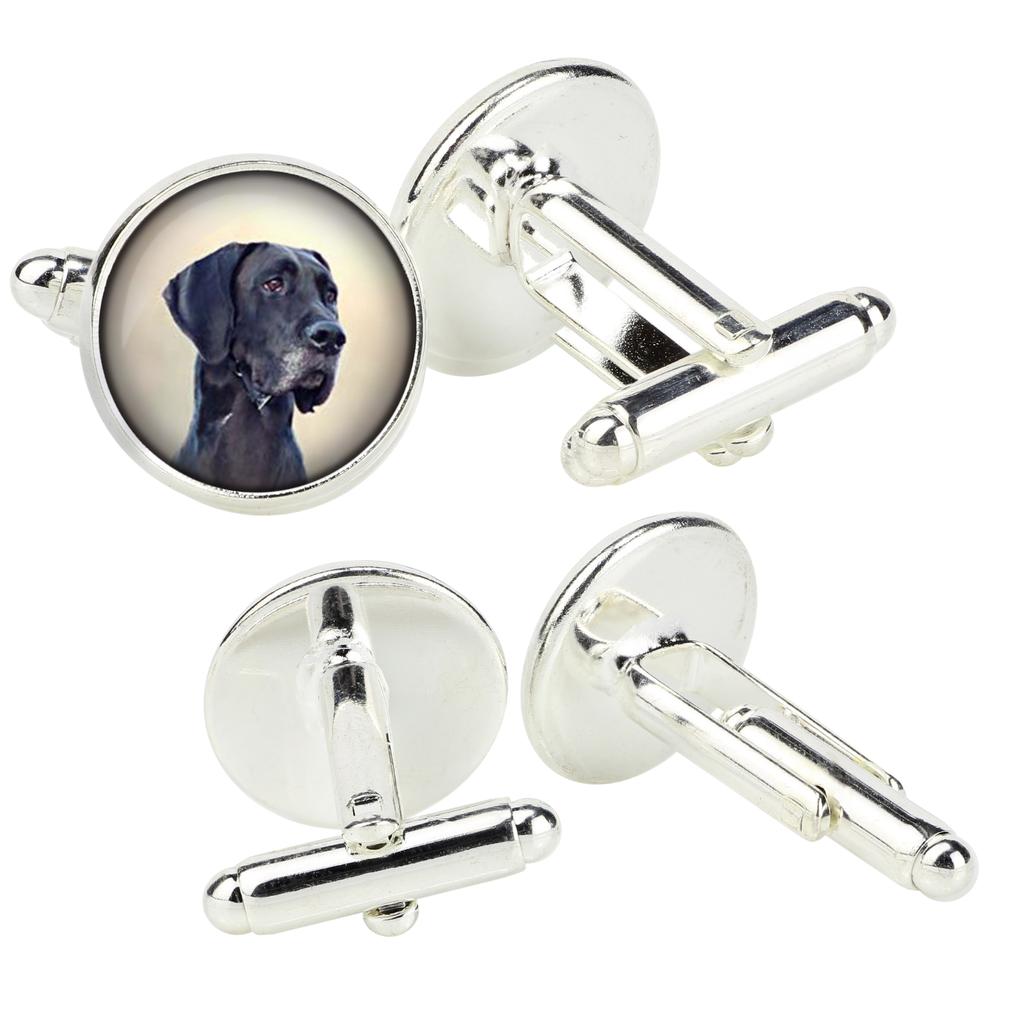 Great Dane - cufflinks in a box, handmade jewelry, product of the Art-Dog brand