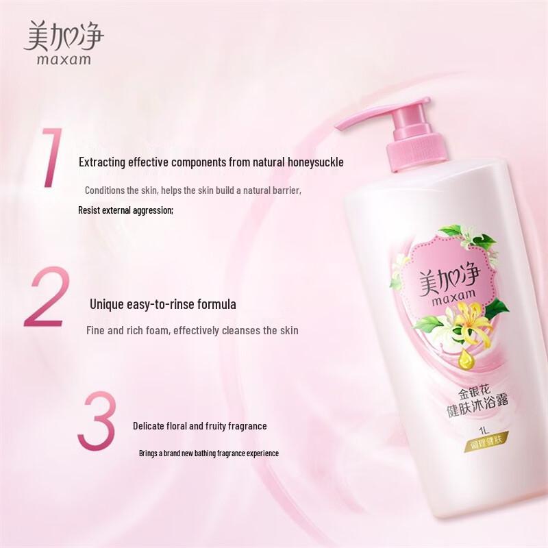 MAXAM Hydrating Niacinamide Body Wash, 1L