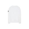 STONE ISLAND Logo Patch Pullover Sweatshirt Men Sweatshirt White 771562020-V0001