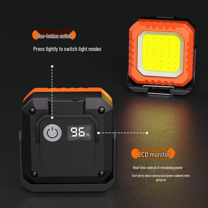 Portable Multi-Functional LED Work Light with Magnetic & USB Charging