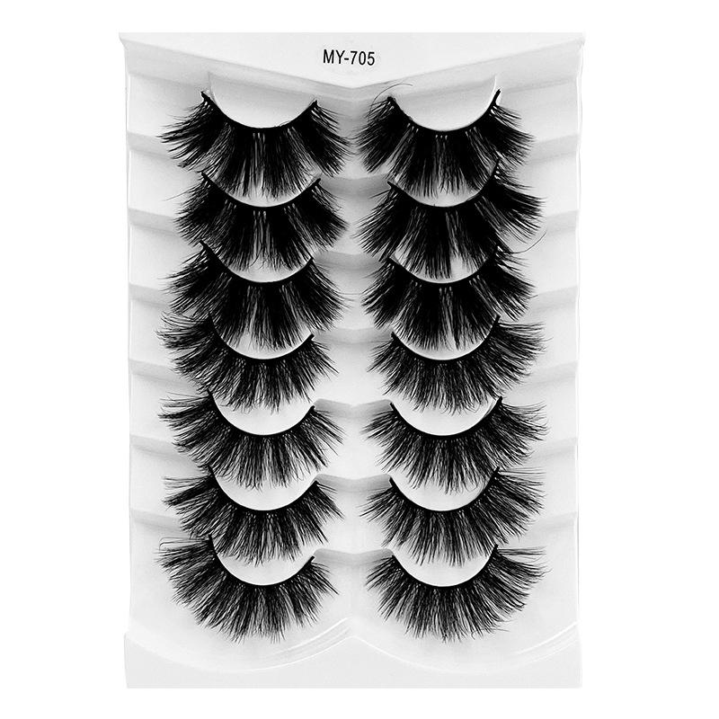 7 Pairs  Lashes Mink Individual Lashes Magnetic Lashes Lashes Extension Lashes That Look Like Extensions Lashes Extension Hk  Lashes Natural Look