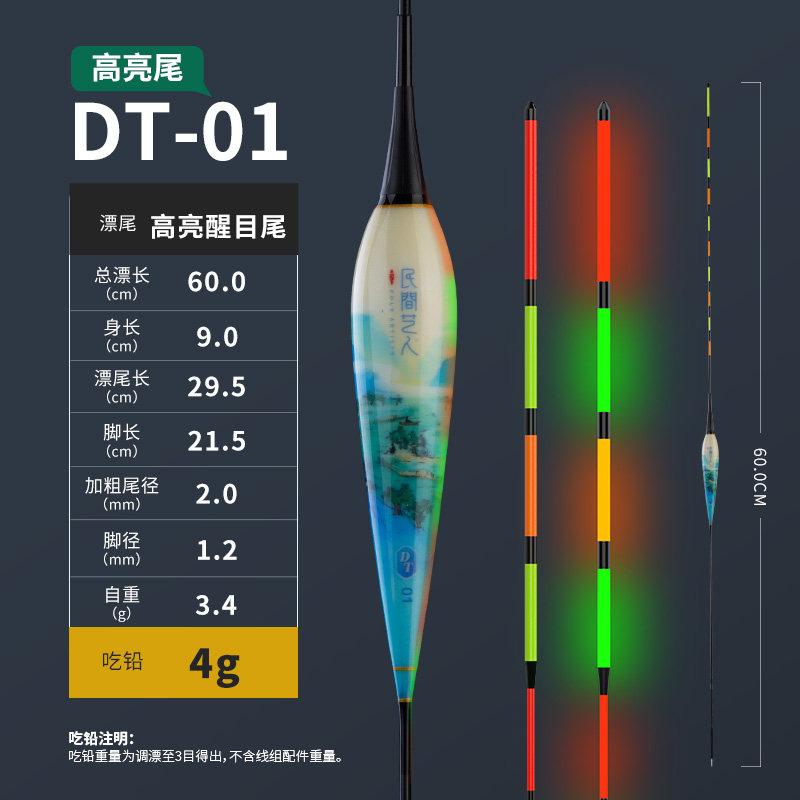 Fishing Floats Carp Big Fish Day/Night Dual-use Electronic Luminous Bleach Hard Tail High-sensitivity Eye-catching Reservoir